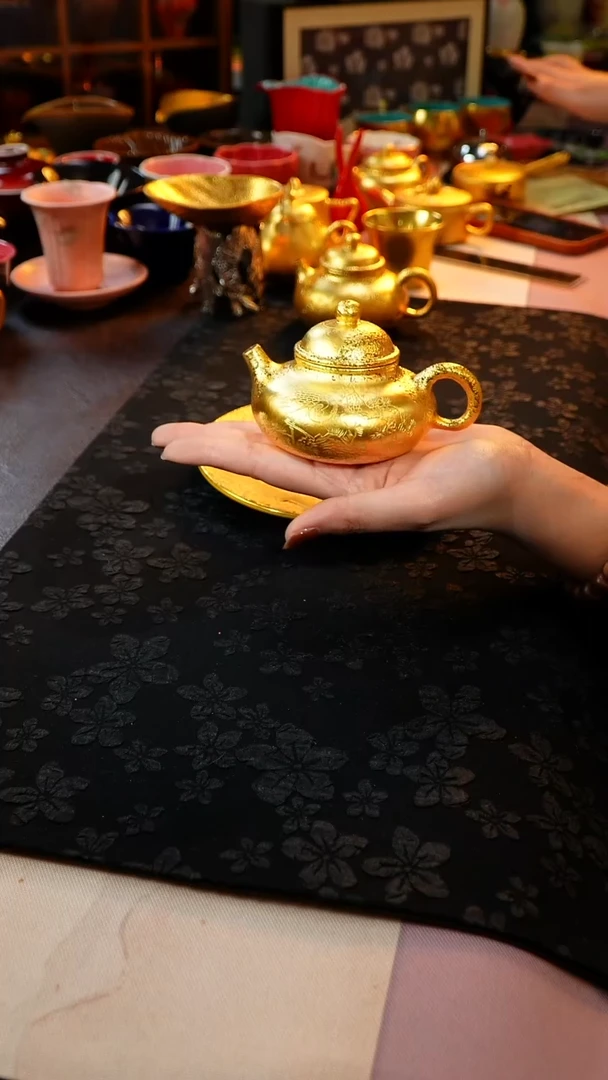 茶杯紫砂【宜景窑系列】金壶