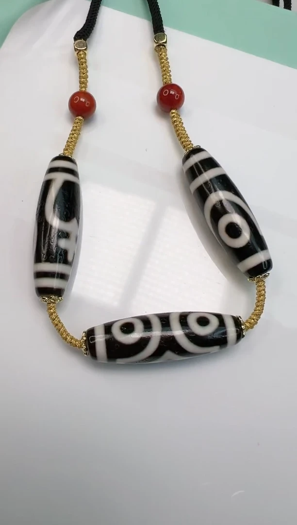 玛瑙/玉髓（覆膜）项链未镶嵌Y21542（拍一发一）多样性发货