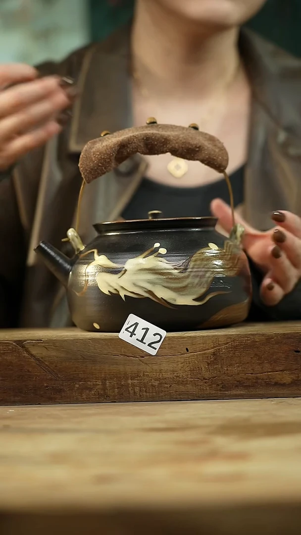 箜粉引·盖碗/设计师 牧渔 款