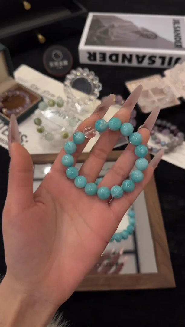 未镶嵌手链水晶天河石x3587