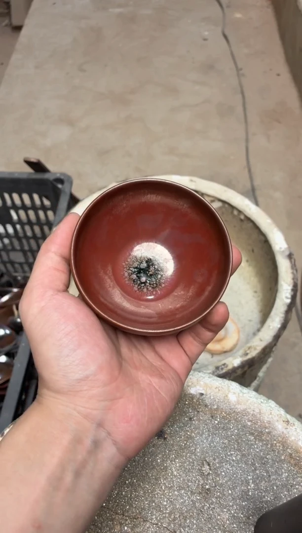 茶盏祺**康真柴烧建盏换点柴火