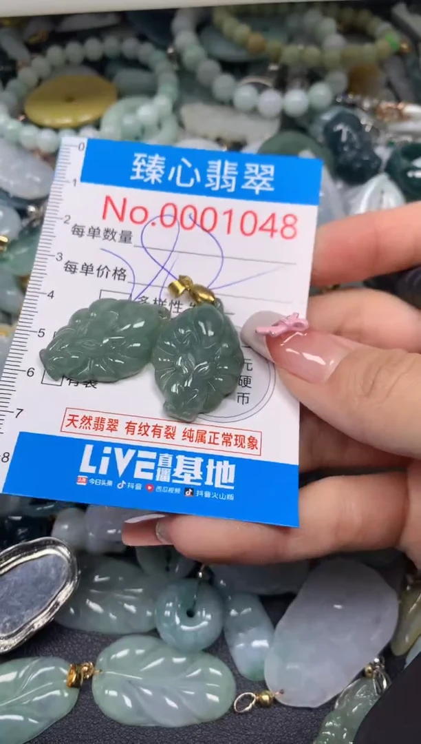 【闪购商品】翡翠颈饰未镶嵌含绳0001048