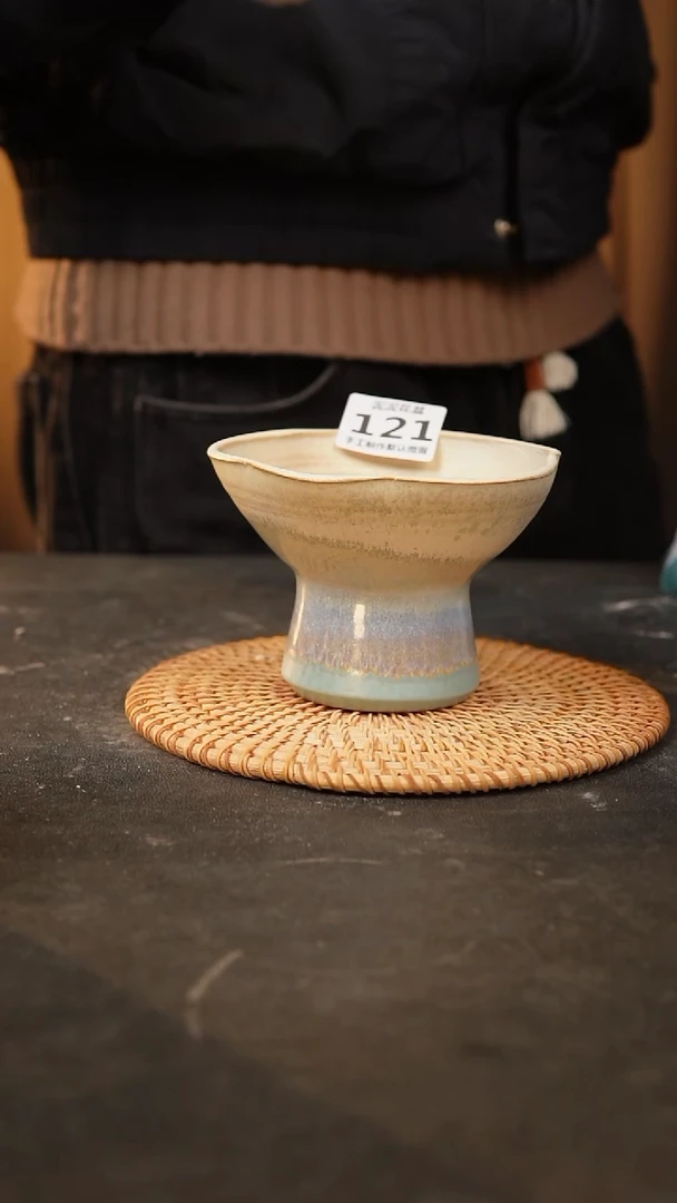 【闪购商品】瓷片121泥泥手工花盆