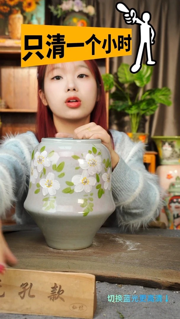 陶瓷11-76口径12高度24无孔微瑕误差1-2cm