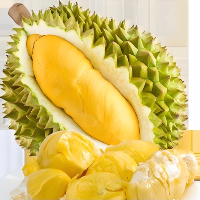 【12号】新鲜越南金腰榴莲A果整果约3.2kg核大正价整果越南金腰榴莲同城送水果同城送榴莲 金腰越南