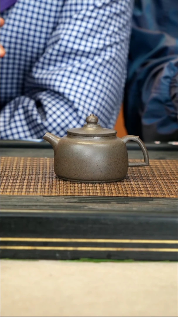 【闪购商品】紫砂茶壶ZCJ53柴烧 笠帽