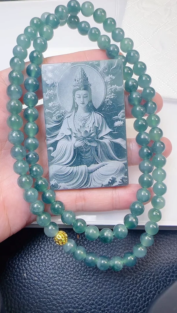 颈饰未镶嵌翡翠天然A货翡翠  多样性随机发其一