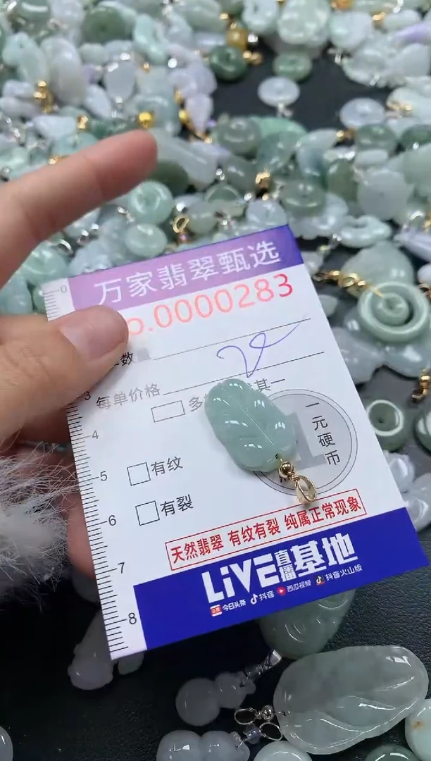 吊坠(不含链)未镶嵌翡翠0283
