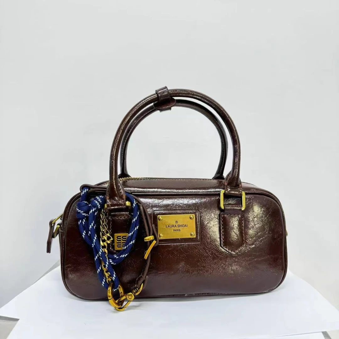 【瑞熙】SD-3787-微醺摩卡25*7*15 轻奢时尚女士新款手提斜挎包简约