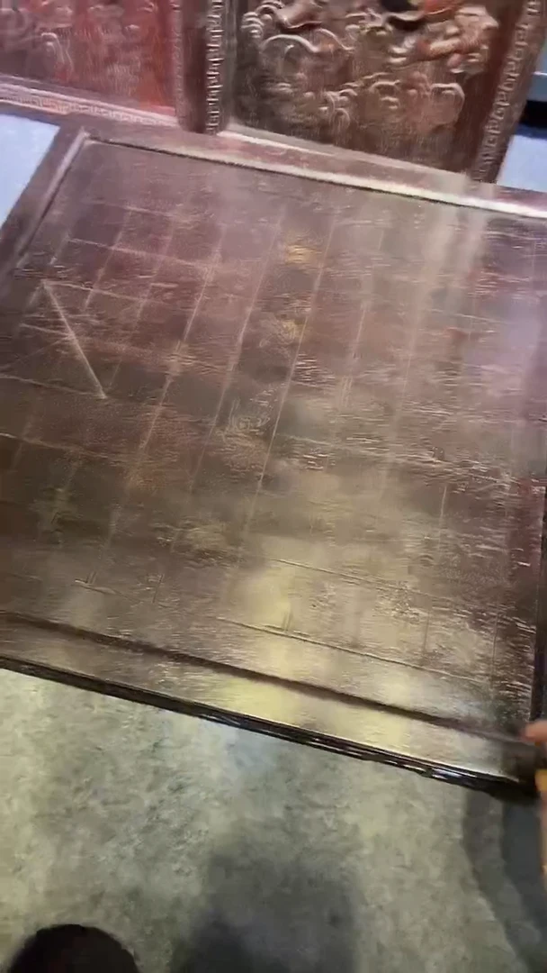 木紫檀雕刻一物一拍