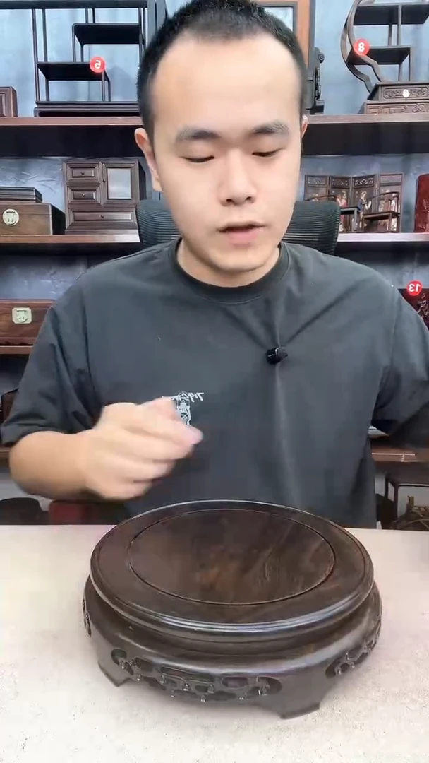鸡翅木类端景台20公分