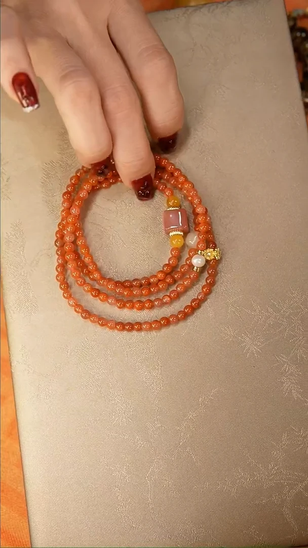 【闪购商品】南红玛瑙手链未镶嵌手串