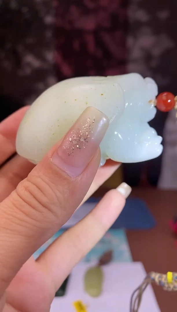 和田玉未镶嵌颈饰q721