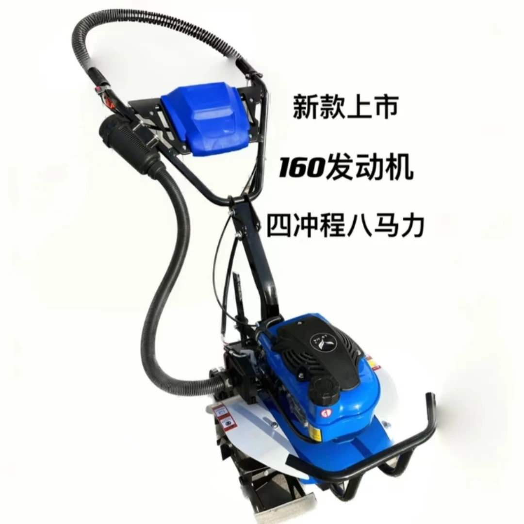 微耕机四冲程小型农用耕地机多功能除草开沟旋耕开荒神器