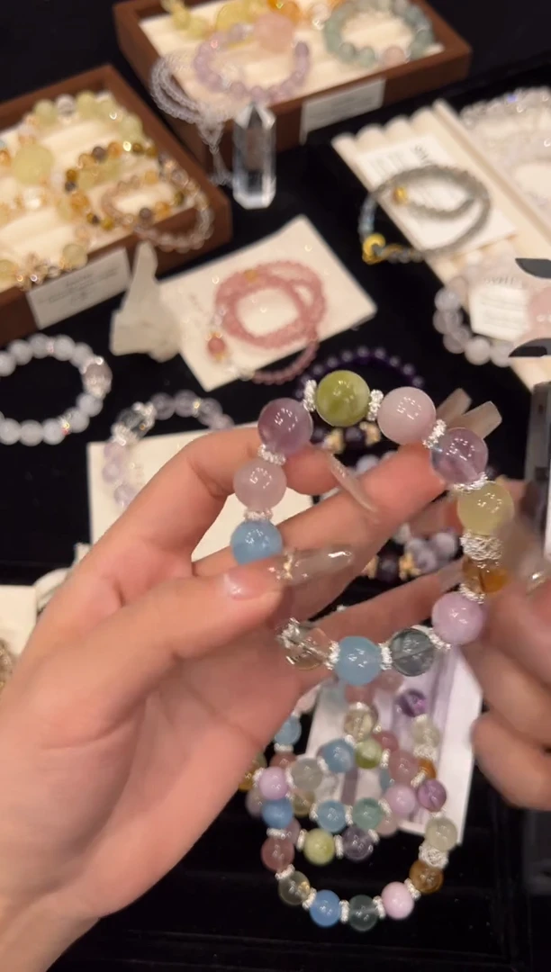 【闪购商品】水晶手链合金多宝手链x1230
