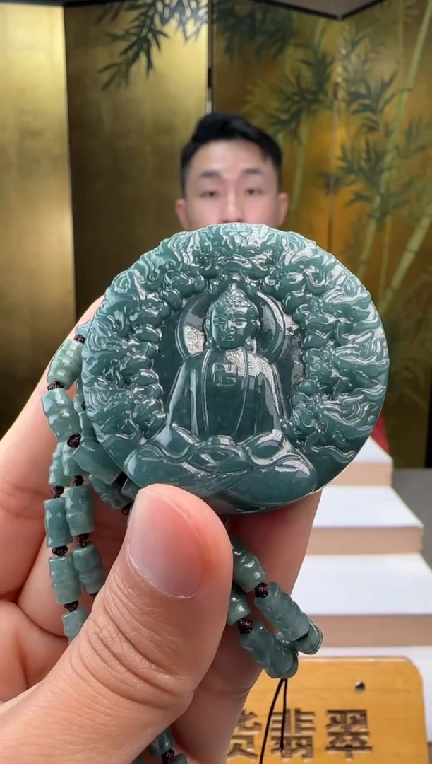 吊坠(赠链)未镶嵌翡翠多样性发其一XM@@60B7J03757