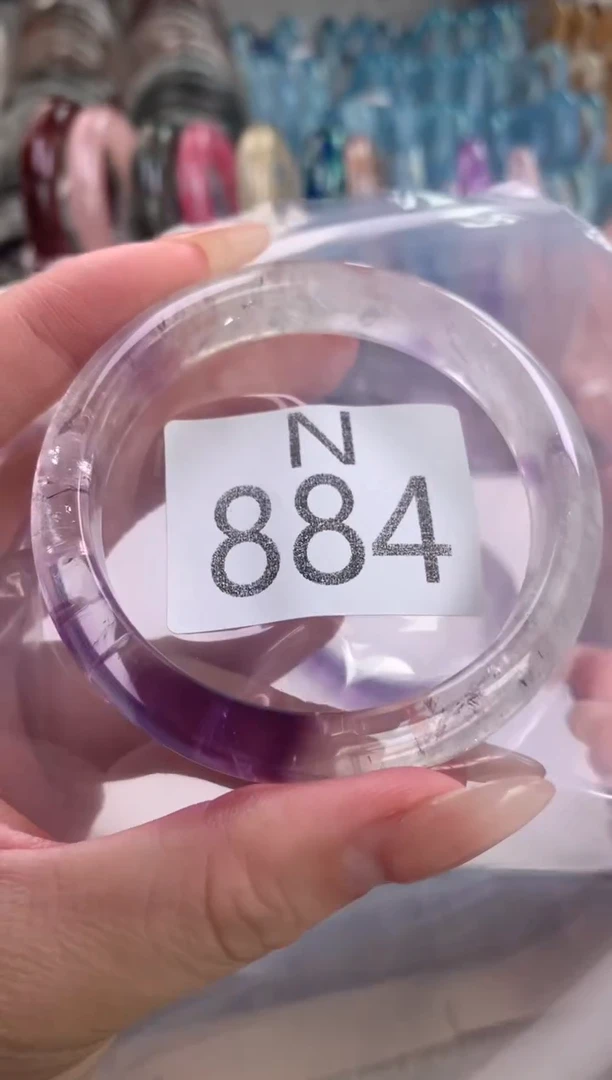 水晶珠宝半成品未镶嵌神**?水晶手镯884-54