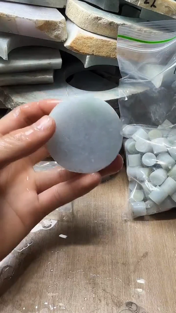 裸石翡翠天然翡翠A货花522