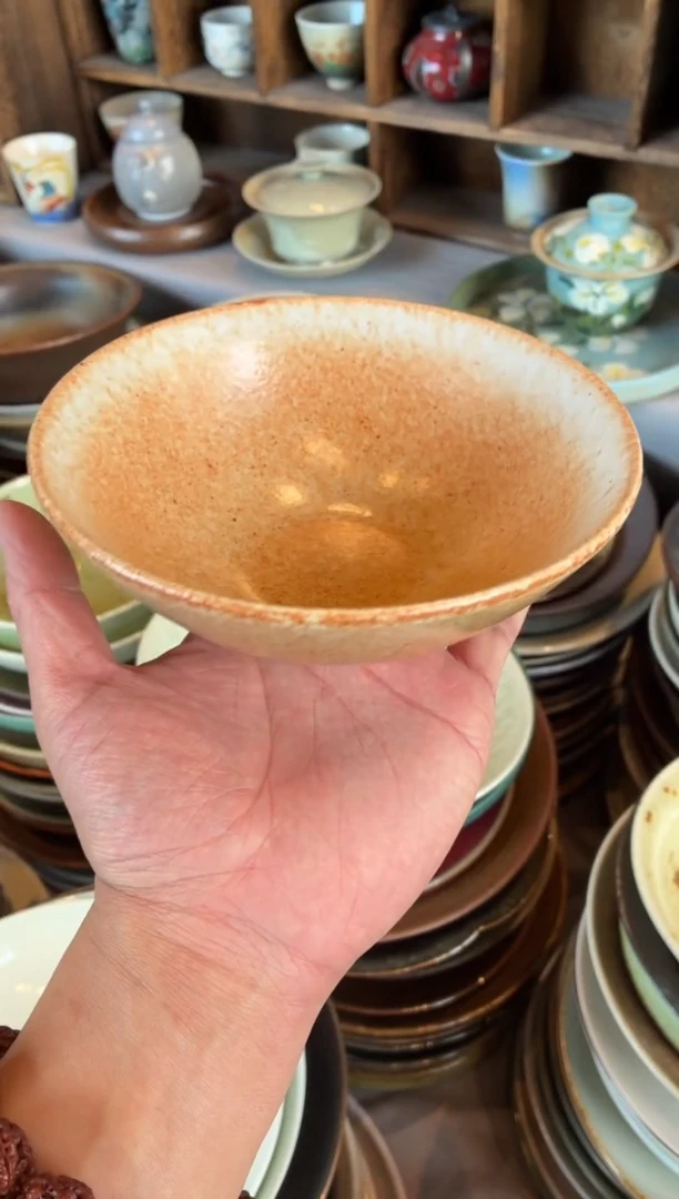 瓷片全量 6寸志野圆口碗