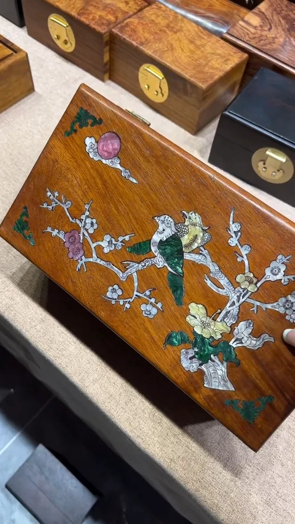 木喜鹊登梅 首饰盒