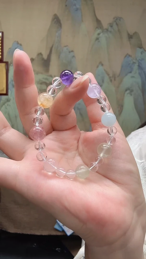 水晶手链未镶嵌手串