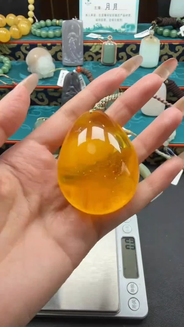 蜜蜡颈饰未镶嵌kh25