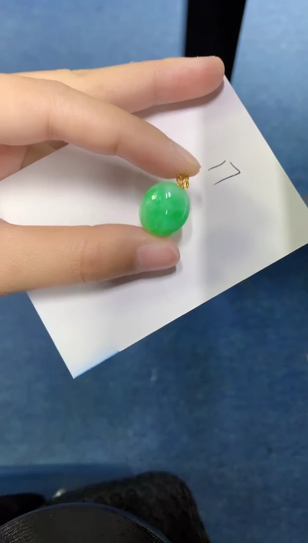 【闪购商品】翡翠颈饰18K金镶嵌000000000