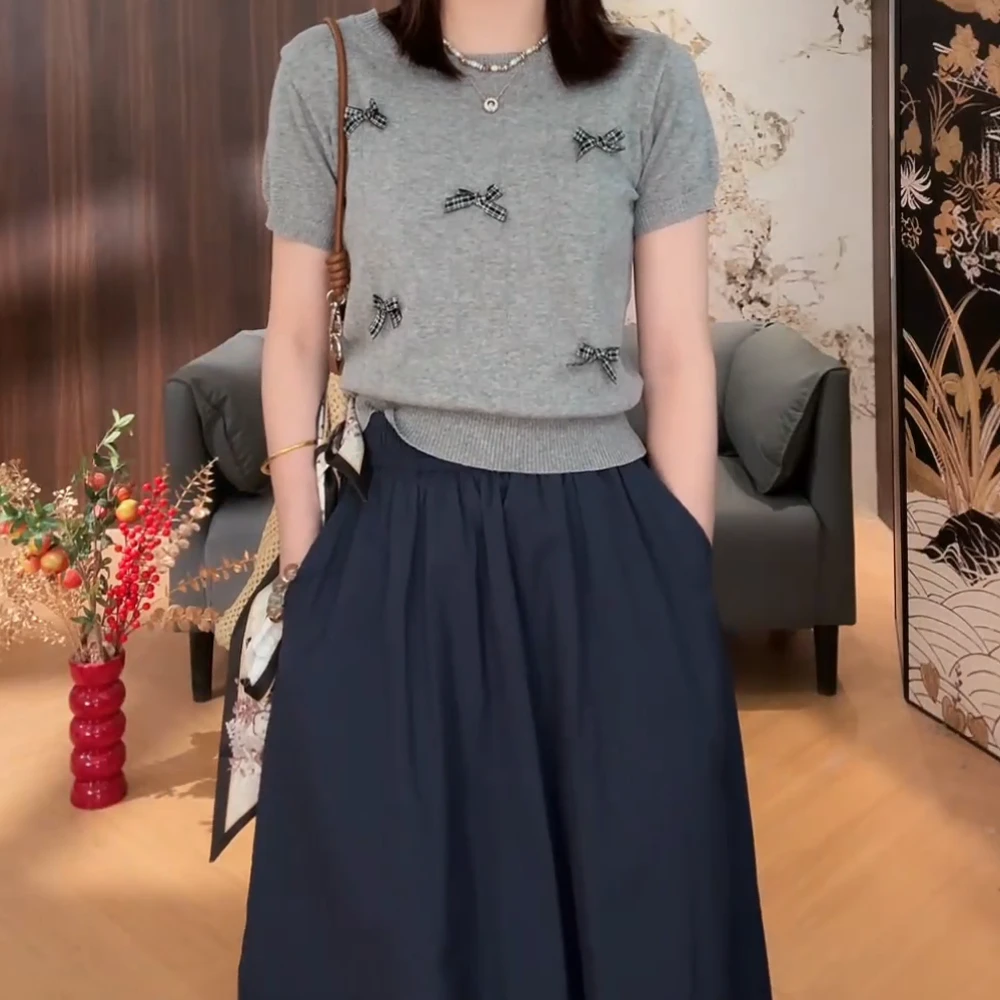 春夏新款高腰百搭半身裙