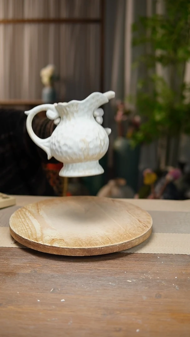 【闪购商品】陶瓷花器陶瓷花瓶手捏瓶007瑕疵