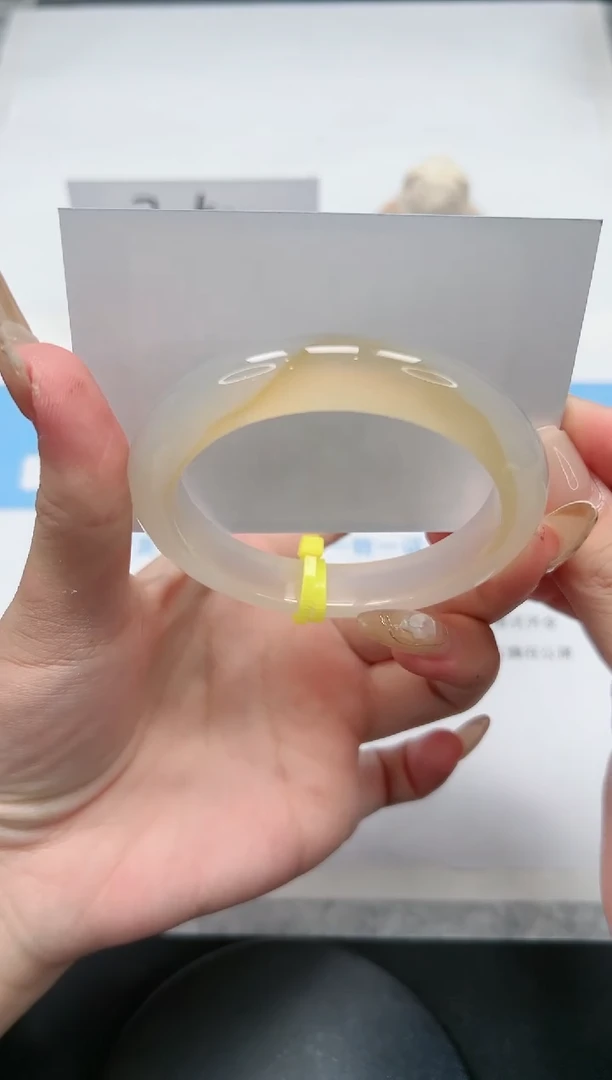 【闪购商品】玛瑙/玉髓手镯未镶嵌250/香槟56.9