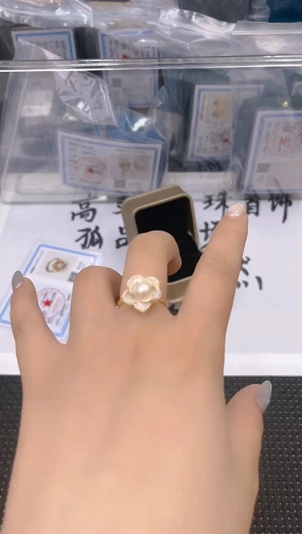 未镶嵌淡水珍珠耳饰jz1069