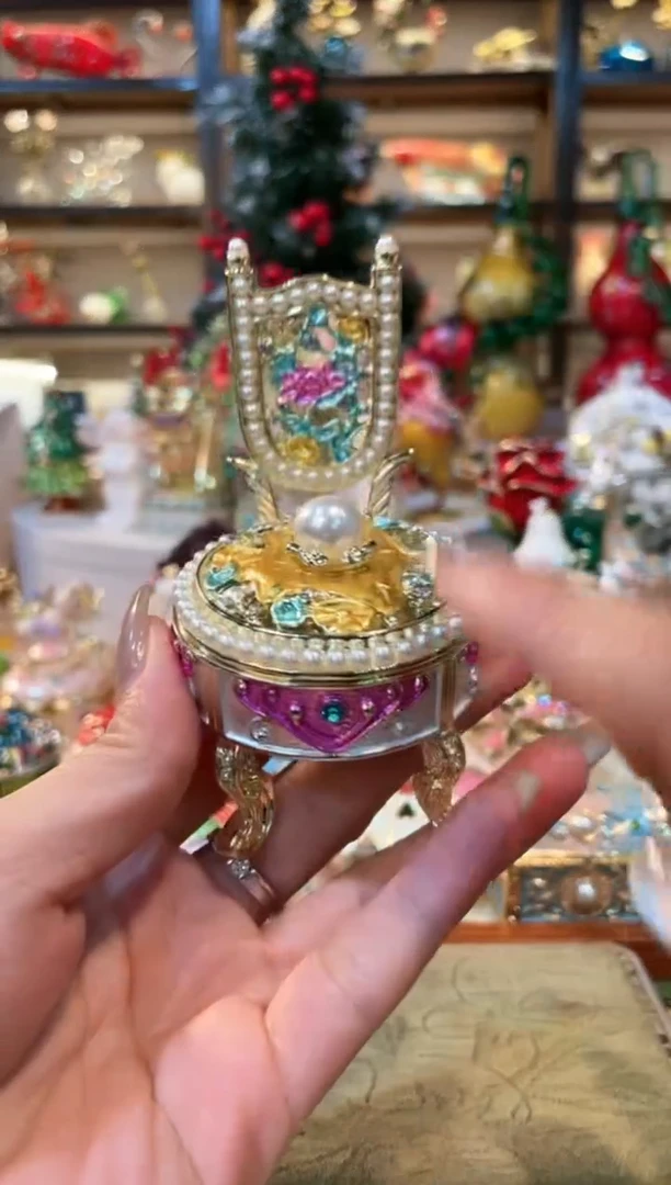 【闪购商品】精致珐琅彩首饰盒