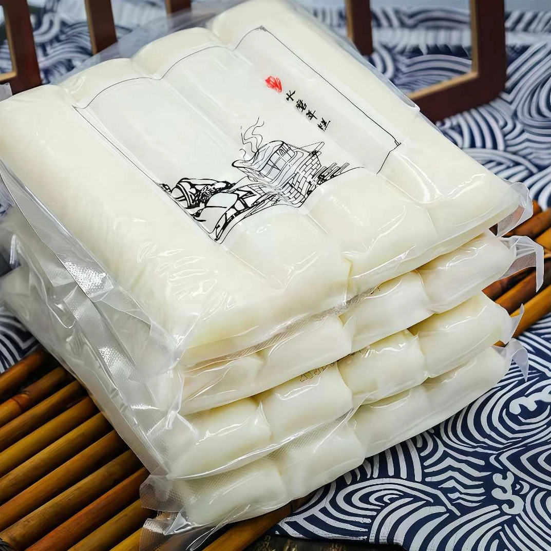 宁波水磨年糕条袋装火锅食材速食早餐传统手工炒年糕多种做法美味