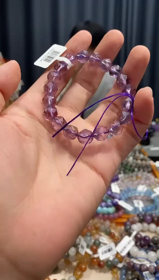 水晶手链未镶嵌远*紫水晶