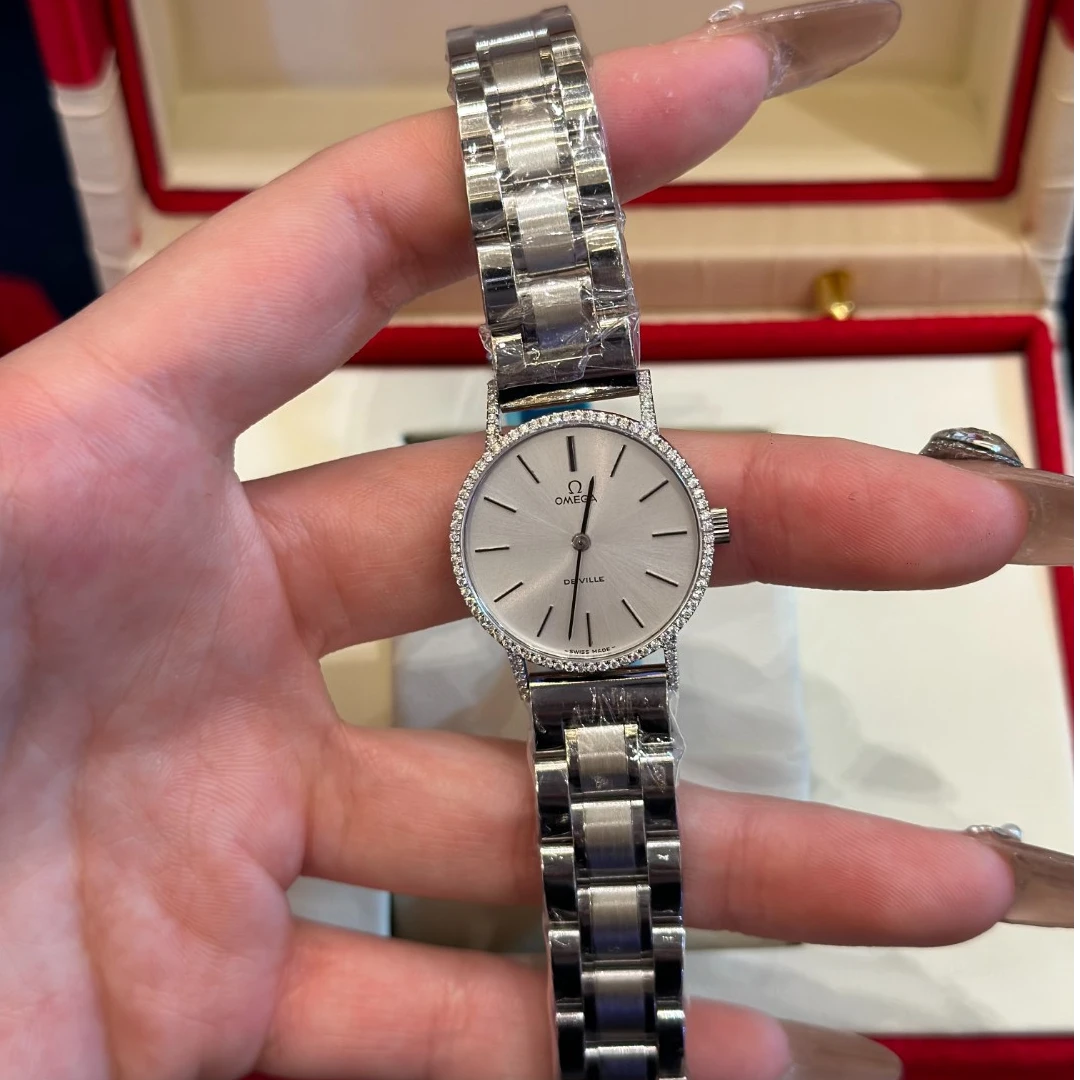 95新 Omega/欧米茄 手动机械表后钻24mm/公价32999/wh9416