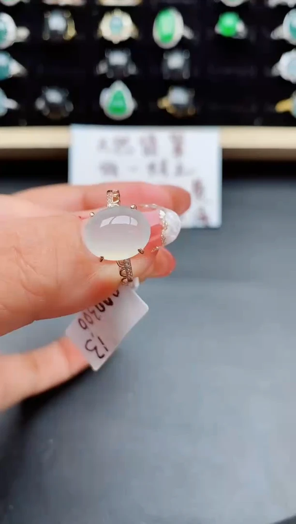 【闪购商品】翡翠戒指银S925镶嵌05805850