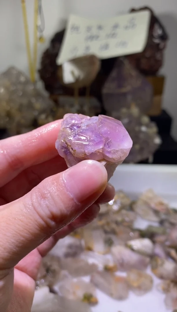 未镶嵌珠宝半成品水晶104号四川超七花园水晶