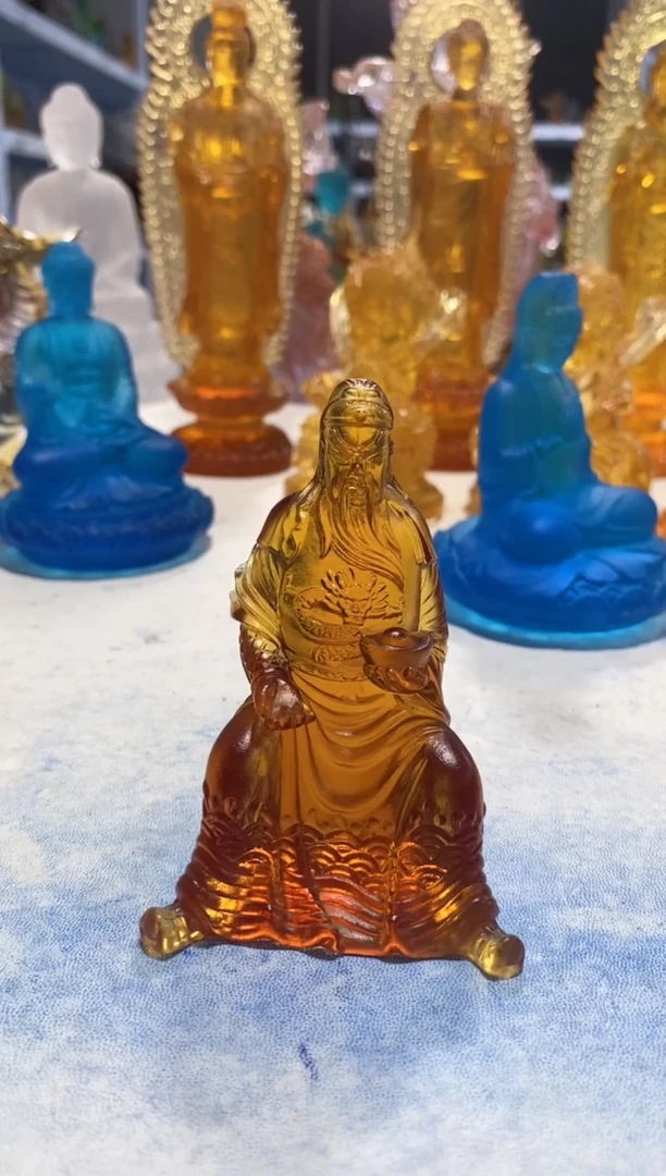 手工艺品琉璃全品关公  古法琉璃 假一罚十 有运费险