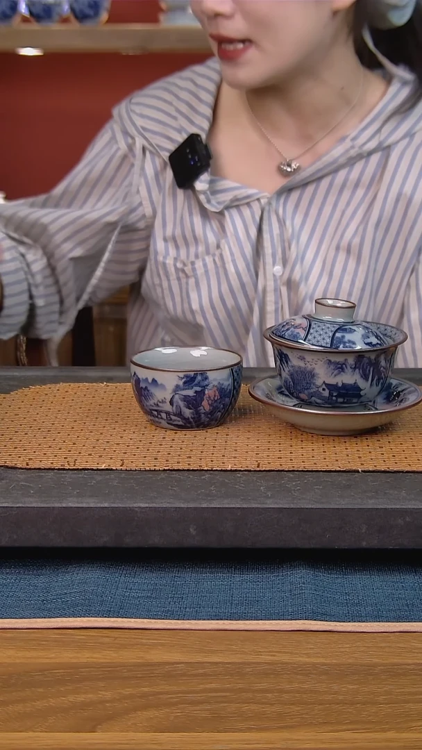 简装家用款2件套 老陶泥开片纹陶瓷茶具