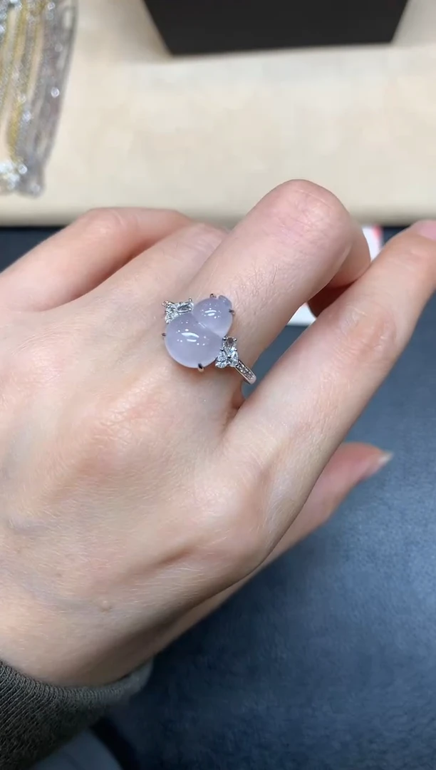 【闪购商品】翡翠戒指18K金镶嵌【无鉴赏期