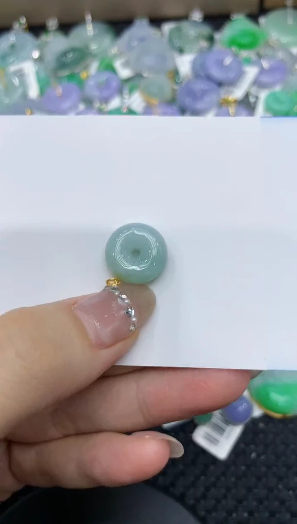 【闪购商品】翡翠颈饰18K金镶嵌222222222