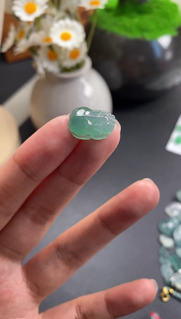 散珠翡翠冰种裸石