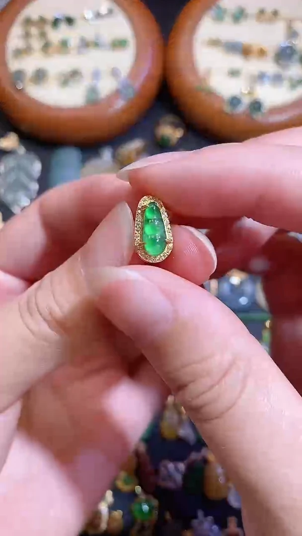 翡翠银S925镶嵌颈饰1111111111111111