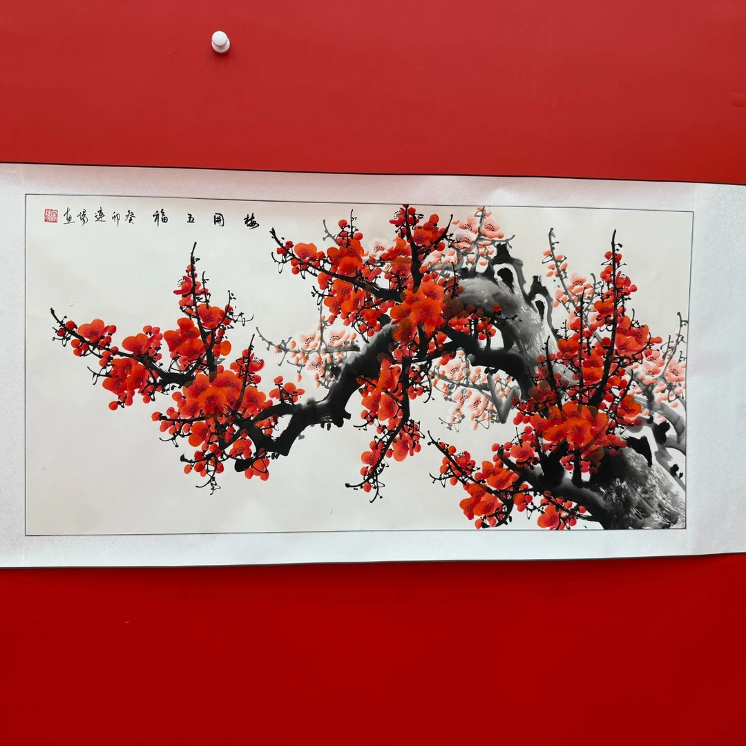 橱窗展示/文峰美术/宣纸国画/带证书