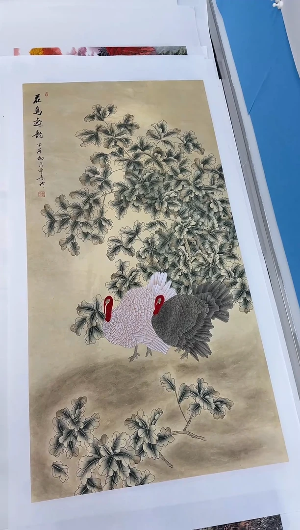 国画花鸟同类型随机