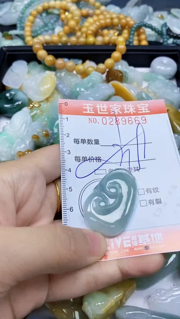 翡翠未镶嵌颈饰闪购0289669多样性发其一