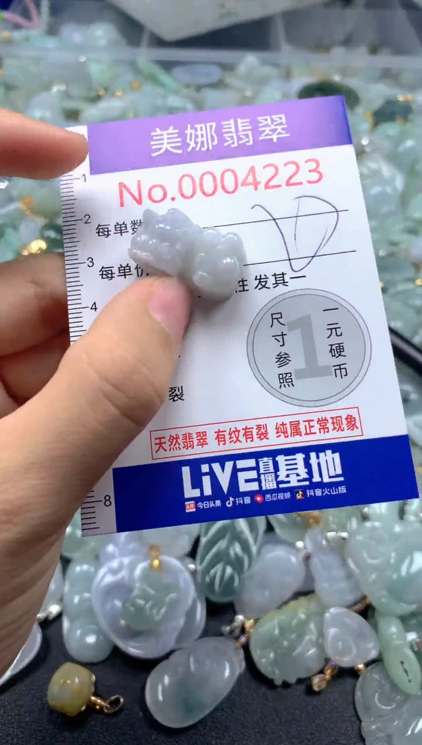 颈饰未镶嵌翡翠4223