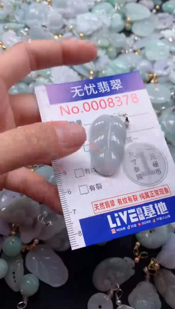 颈饰未镶嵌翡翠8378