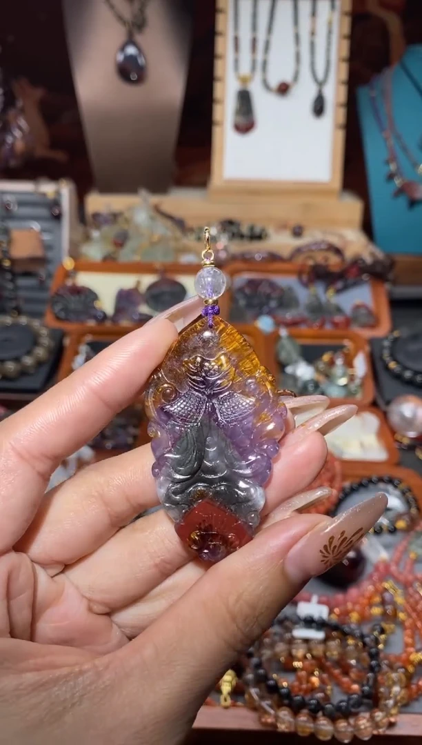 【闪购商品】水晶吊坠未镶嵌极光凤九