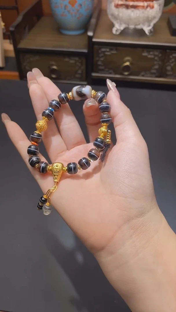 【闪购商品】玛瑙/玉髓手链未镶嵌上肯牙牙一线手串